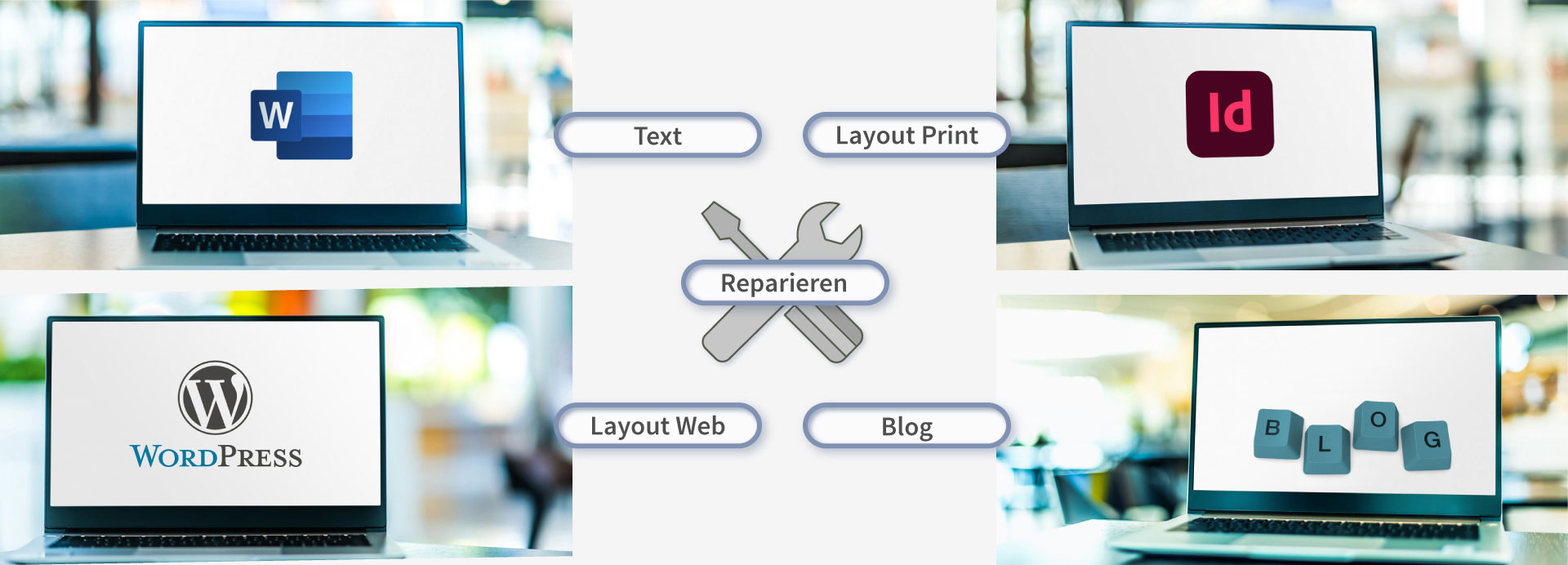 Text Layout Print Web Blog Reparieren
